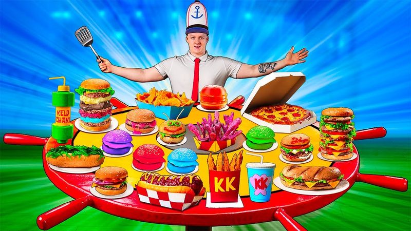 Я Приготовил ВСЁ Меню Красти Краб из Спанч Боба!