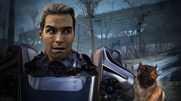 When Your Dog Gets Too Much Radiation / Dog jump over fence fallout 1997 / Homelander meme / Fallout