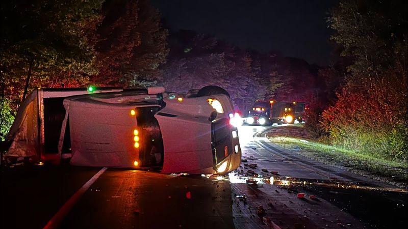 Дальнобой США.. К чему приводит усталость за рулем ..