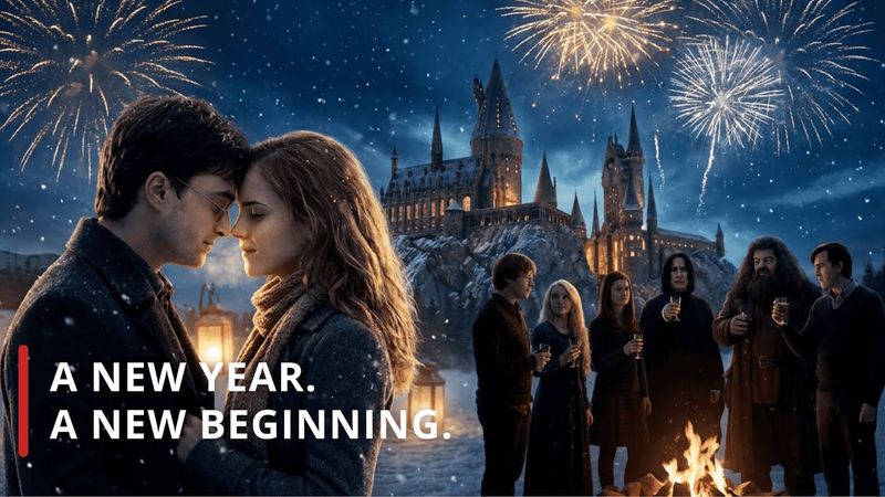 New Year’s Eve at Hogwarts I Harmione