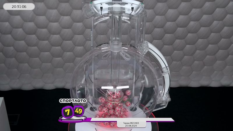 Столото представляет | Лотерея «Спортлото «7 из 49». Тираж № 21465 от 20.08.2025 г.