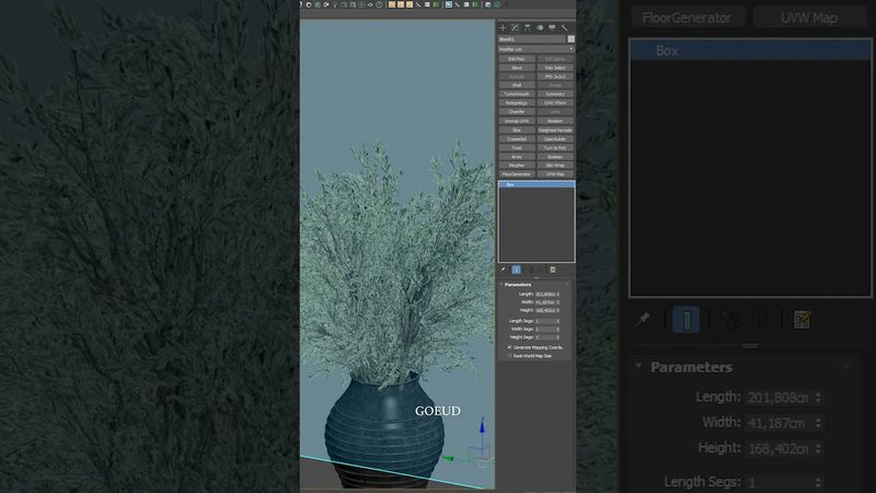 Прижимаем растение к стене