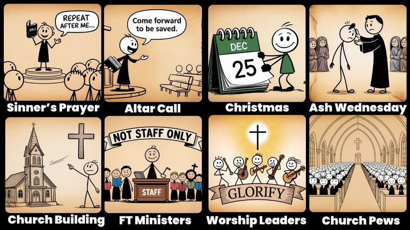 Ogni pratica “cristiana” che non è nella Bibbia spiegata