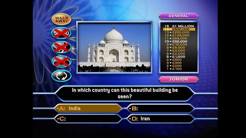 Who Wants To Be A Millionaire? (UK) - DVD Game - 5th Edition [4 Players (Junior) General Knowledge]