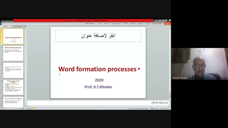Word Formation Processes