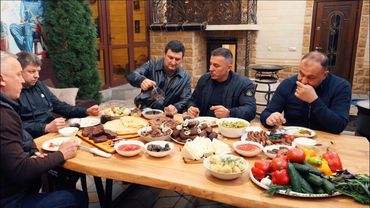 "CUTLETS" and MEAT in A CAULDRON at ALAN'S