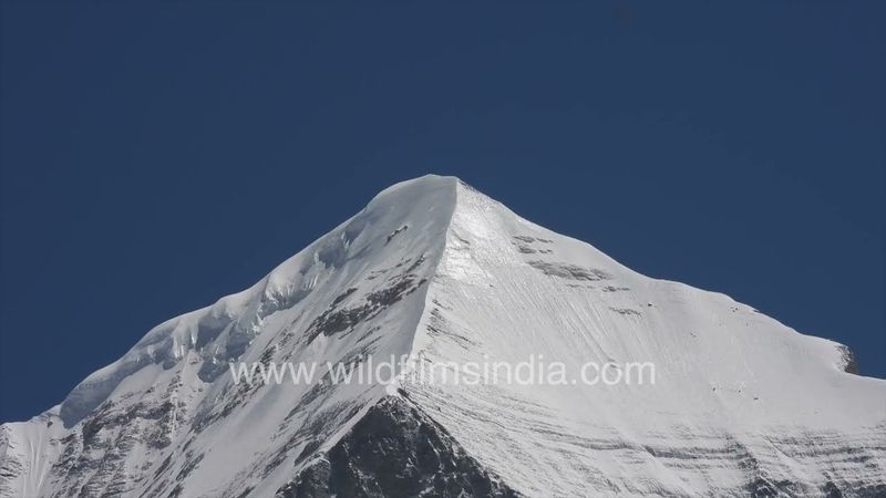 Panwali Dwar seen from atop Sunderdunga Khal, Maiktoli, Baljuri, Pindar valley, Nanda Devi, Devtoli