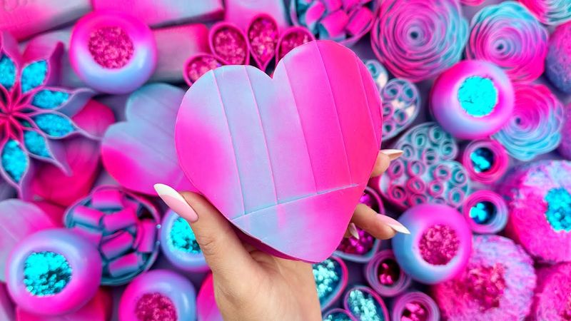 Relaxing ASMR Triggers: Gentle Soap Breaking, Glitter Foam Crushing, and Soft Scratching Sounds