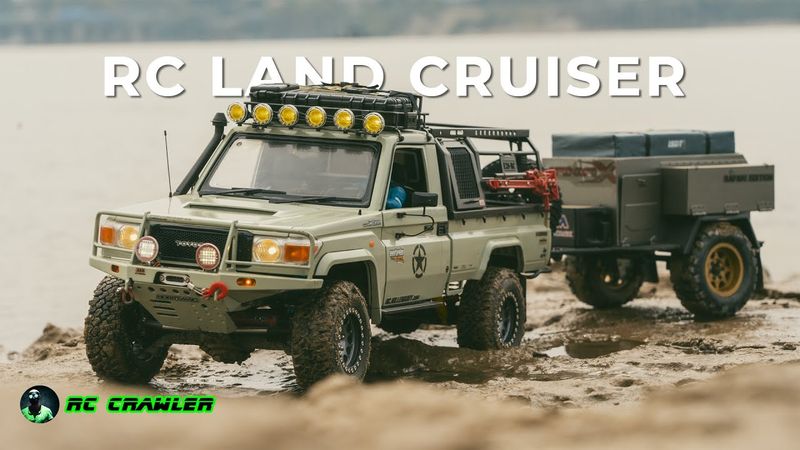 Rc Crawler : Killerbody Lc70 - SCX10 Trailer Off-road Trail 4x4 Rc Car #5