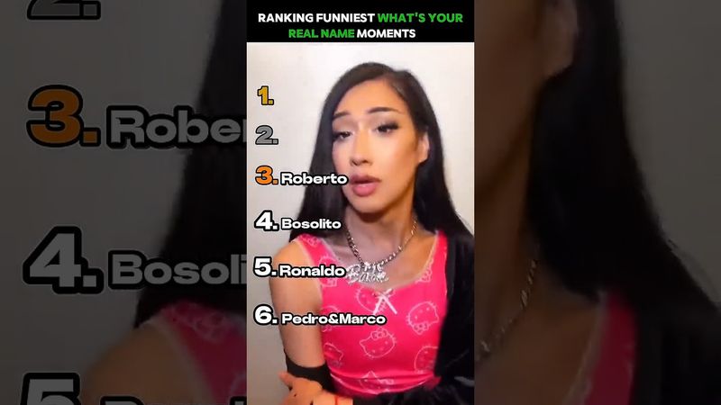 Ranking Funniest What's Your Real Name Moments #shorts #funny #ranking