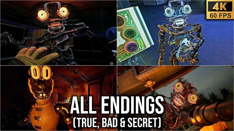 FNAF: Secret of the Mimic - All Endings + How to get them (True, Bad & Secret Ending) (4k60fps)