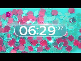 часы и свидетельство о регистрации канала "Домашний" (март 2020)