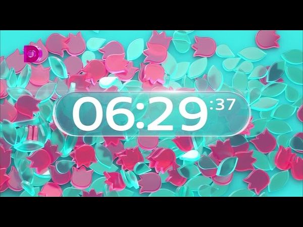 часы и свидетельство о регистрации канала "Домашний" (март 2020)