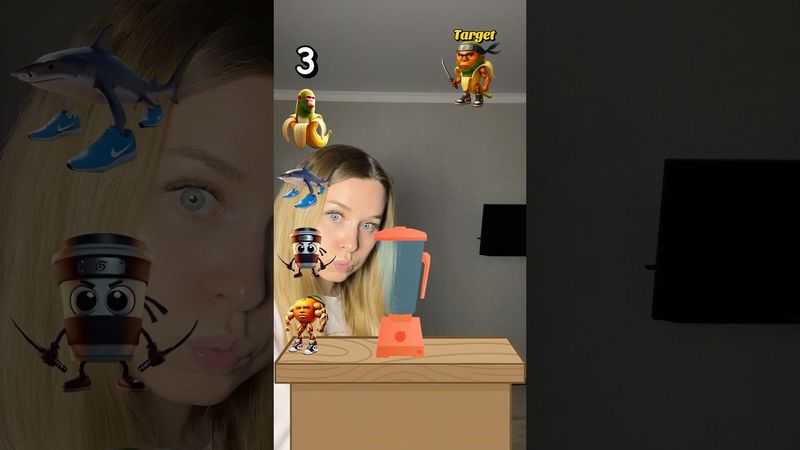 Brainrot Blender Challenge🐒🥤IMPOSSIBLE😭#shorts