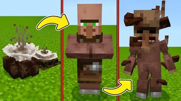 ЗАРАЗИЛ ЖИТЕЛЯ ГРИБОМ в МАЙНКРАФТ мод на Кордицепс