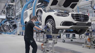 Производство Mercedes S-Class 2021 на заводе Mercedes в Германии