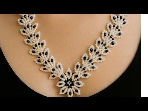 آموزش ساخت گردنبند منجوقی شیک وخاص |آموزش ساده برای مبتدی‌ها ✨