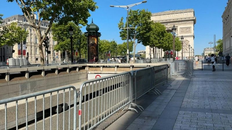 Champs-Elysees under strict security as Bastille Day and PSG–Chelsea final approach | AFP