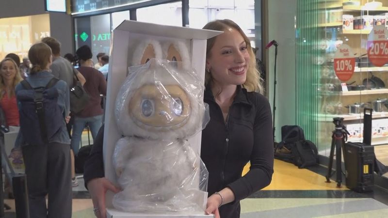 Игрушки Лабубу стали официально продавать в магазине в Германии