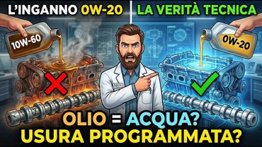 0W-20: L'INGANNO DELLA VISCOSITÀ? Perché il tuo motore LO VUOLE (Analisi Ingegneristica)