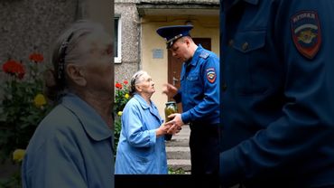 БАБУШКА ПРОСИТ ПОЛИЦЕЙСКОГО О ПОМОЩИ #нейросеть #ии #юмор #прикол