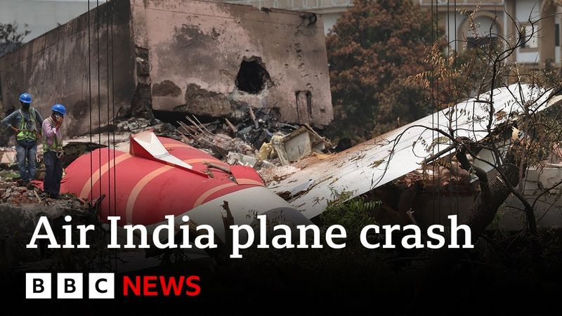 Air India plane crash death toll rises to 270 | BBC News