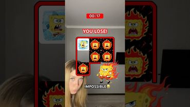 SpongeBob’s Challenge😭IMPOSSIBLE😭#shorts
