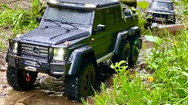 RC CRAWLER Mercedes G500 6x6, RC MUD ACTION!! RC TRAIL TRUCK CARS 4x4, Remote control