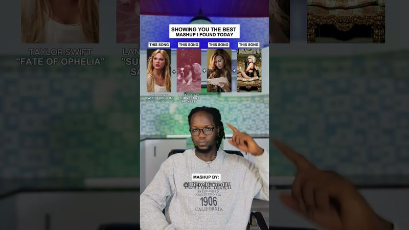 Showing The Best Mashup I Found Today: Taylor Swift "The Fate of Ophelia" #shorts #taylorswift