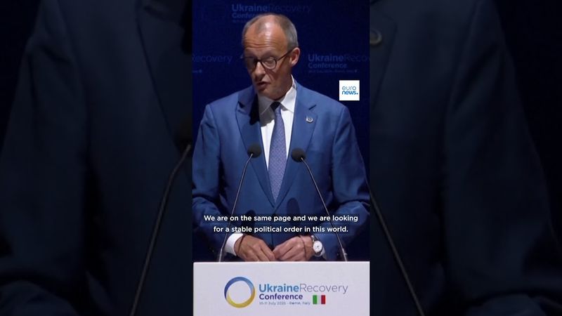 German Chancellor Friedrich Merz asks Donald Trump to 'stay with us' in support for Ukraine