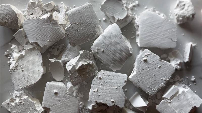 Smashed Gym Chalk Crush | Plain Jane | PettyASMRR | Oddly Satisfying