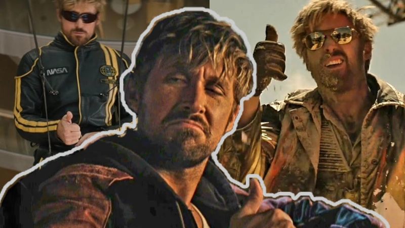 The Fall Guy but only Ryan Gosling thumbs up