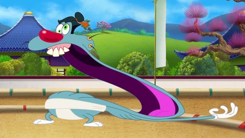 Oggy and the Cockroaches - Oggy’s Sumo Passion | BEST CARTOON COLLECTION | HD