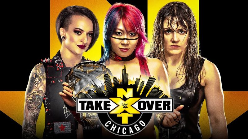 FULL EVENT: NXT TakeOver: Chicago – Asuka vs. Cross vs. Riott, #DIY vs. AOP, Bate vs. Dunne