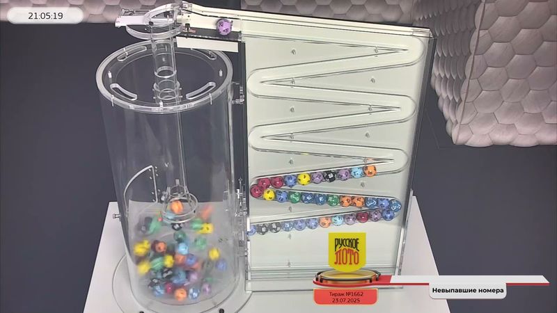 Русское лото 23.07.25 тираж № 1662 от Столото