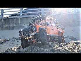 RC Car Xtra Speed D110 Defender Song-Jung Beach Rock Trail Ride