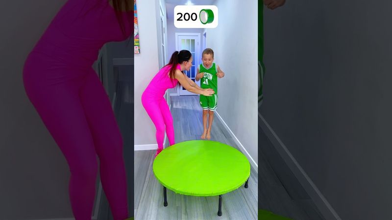 Can Tape Hold My Sons Weight? #shorts #viral #tiktok