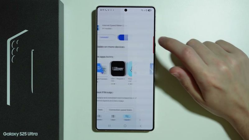 Samsung Galaxy S25 Ultra: How to Show Internet Speed on Status Bar (View Network Speed)