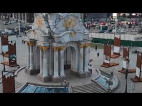 Киев прогулка по Майдану. Вечерний Киев