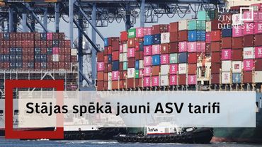 Desmitiem valstu stājas spēkā augstāki ASV noteiktie tarifi