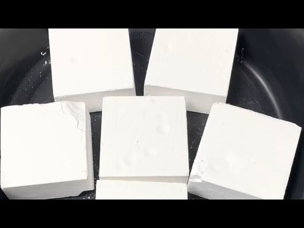 Multicolored Paste on Fresh Plain Chalk