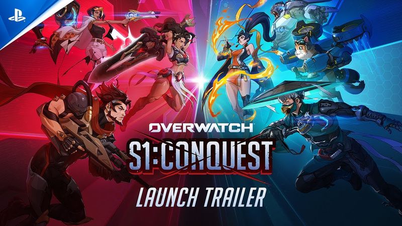 Overwatch - Season 1: Conquest Trailer | PS5 & PS4 Games