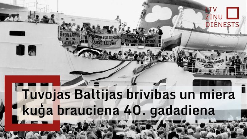 Baltijas Brīvības un miera kuģa braucienam – 40!