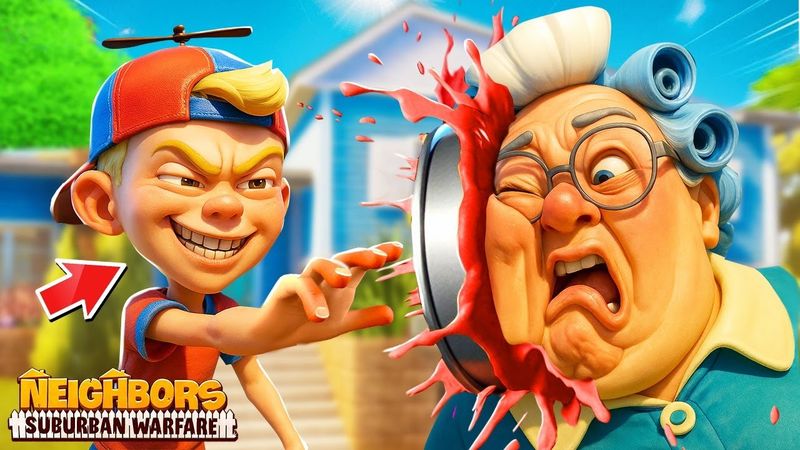 СУМАСШЕДШИЕ СОСЕДИ ХОТЯТ ОТНЯТЬ НАШ ДОМ! КАМБЕК ВЕКА в БИТВЕ СОСЕДЕЙ! (NEIGHBORS: SUBURBAN WARFARE)