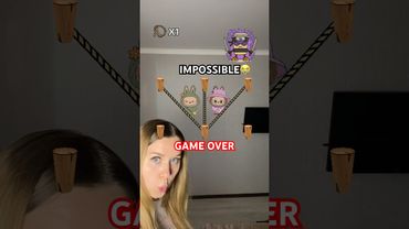 Labubu vs Brainrot Challenge😭IMPOSSIBLE😭#shorts