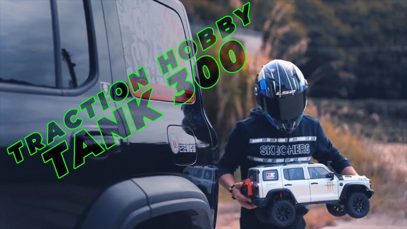 Rc Crawler scale 1/8: Traction Hobby Tank 300 Off-road Driving 4x4 Rc Car