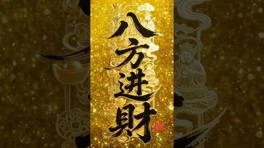《八方進財》四面八方財進來！榮華富貴進門來！#正能量 #手機壁紙 #手機屏保 #壁紙 #運勢 #財運風水 #玄學 #國學文化 #道家文化 #中華文化 #轉運 #發財