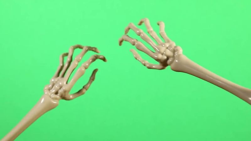 The Best Realistic Skeleton Hand Split | Green Screen VFX
