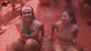 Как в Испании снова дрались помидорами