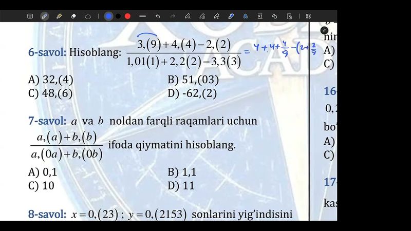 Kasrlar 3 Test Tahlili